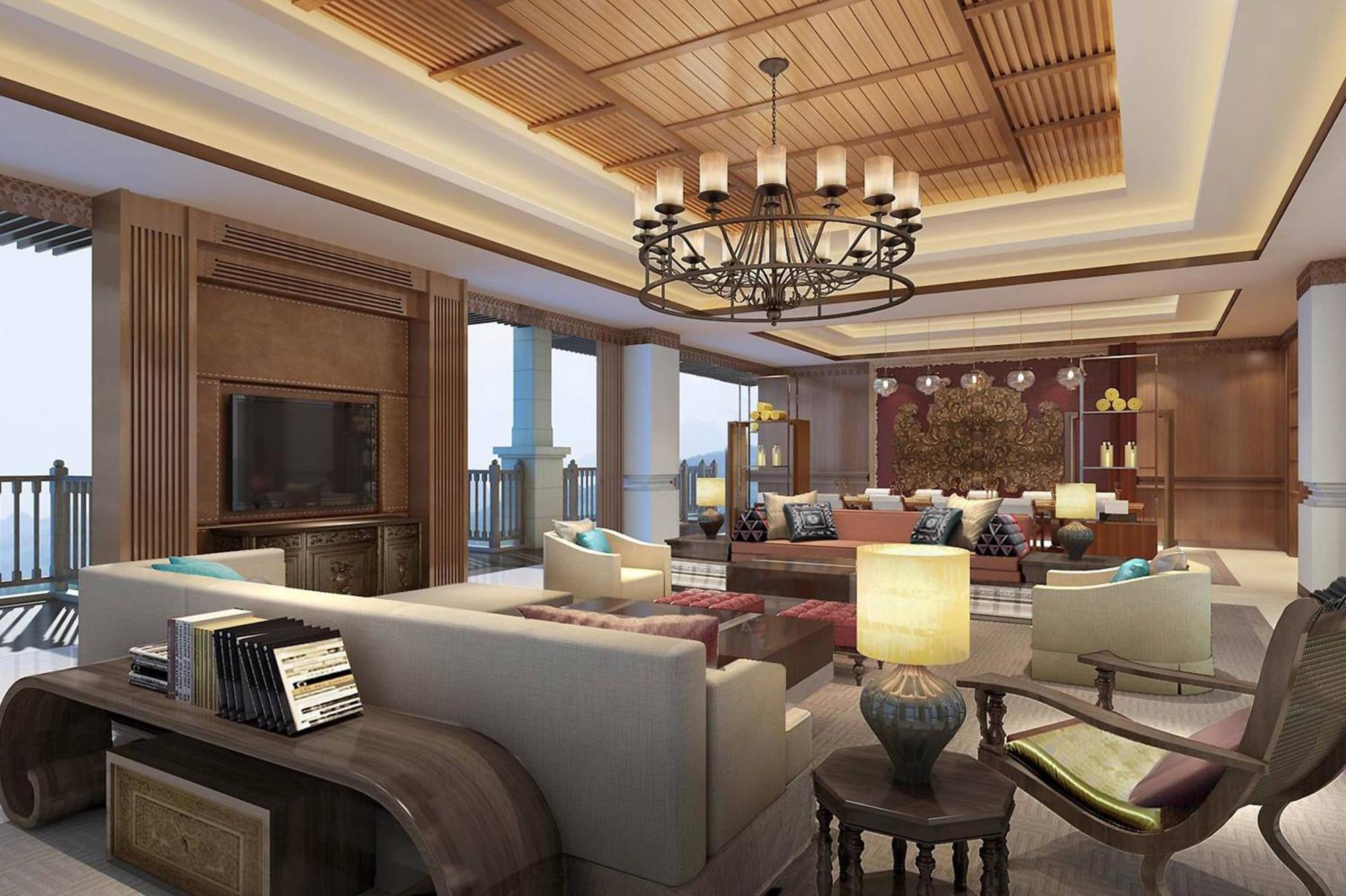 Sheraton Grand Xishuangbanna Hotel Jinghong Exteriör bild